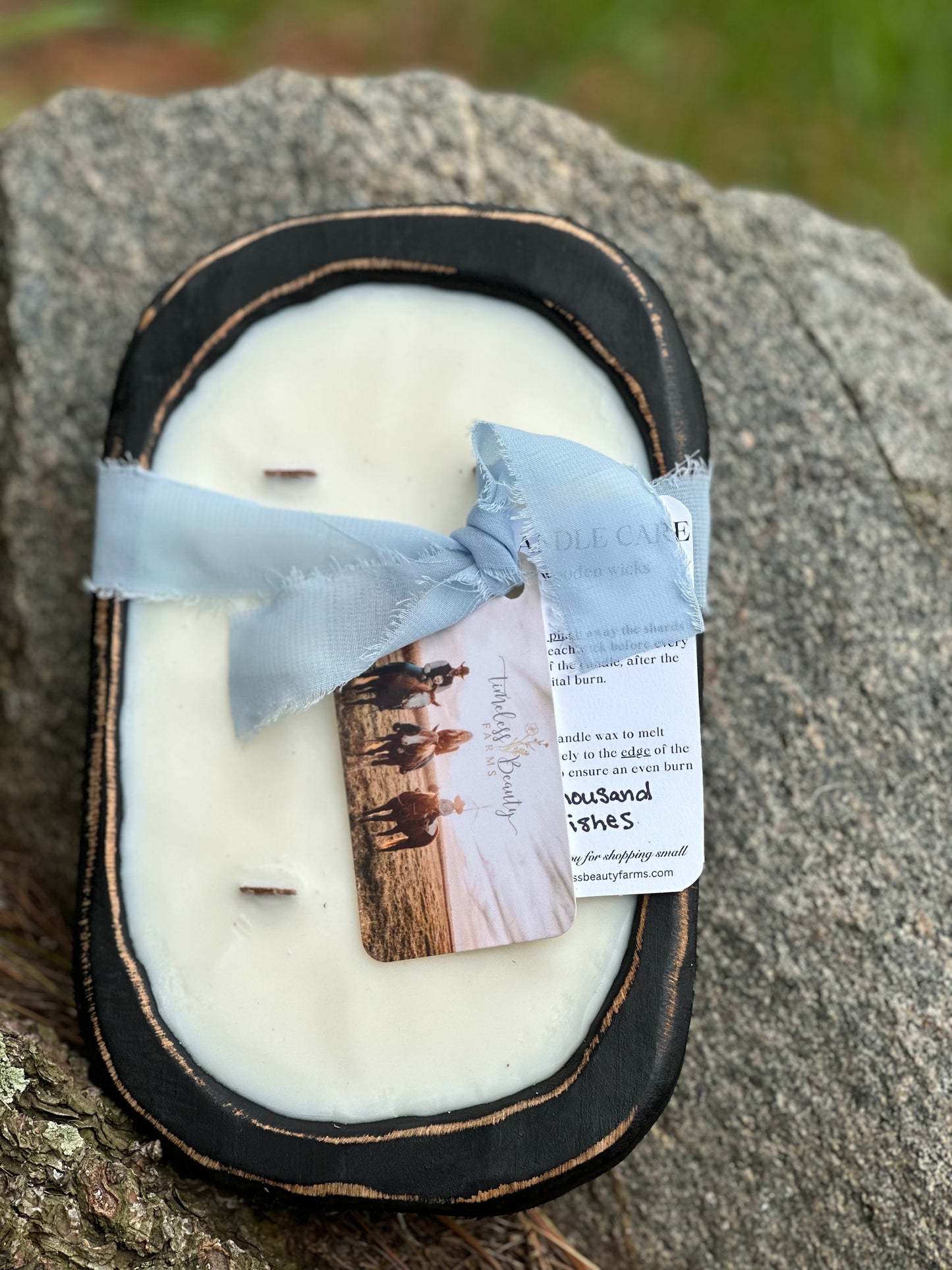 Dough bowl candles