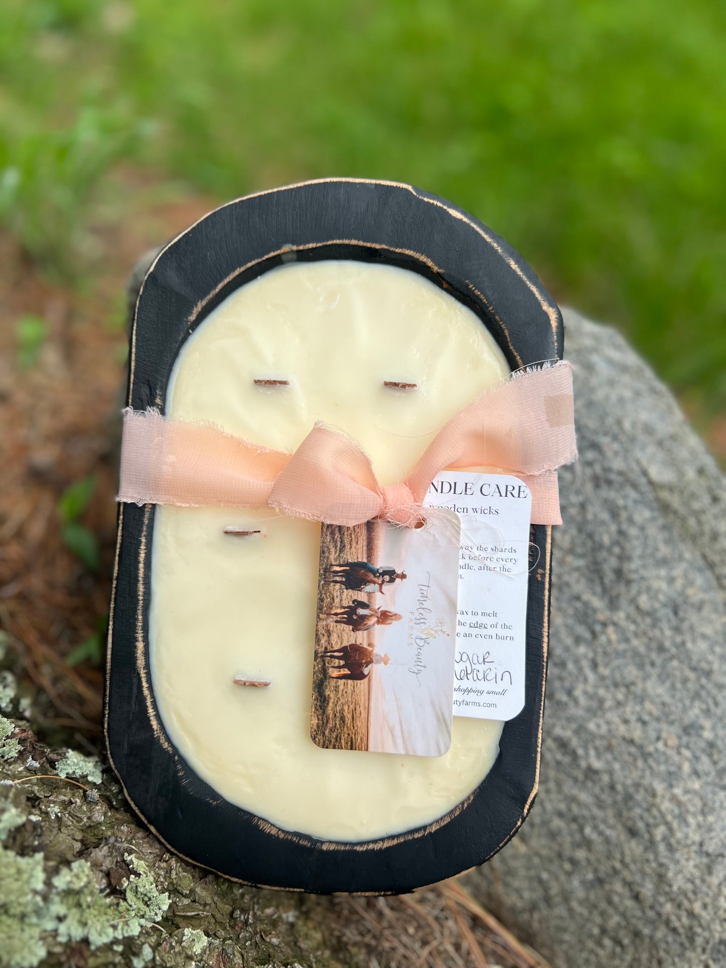 Dough bowl candles