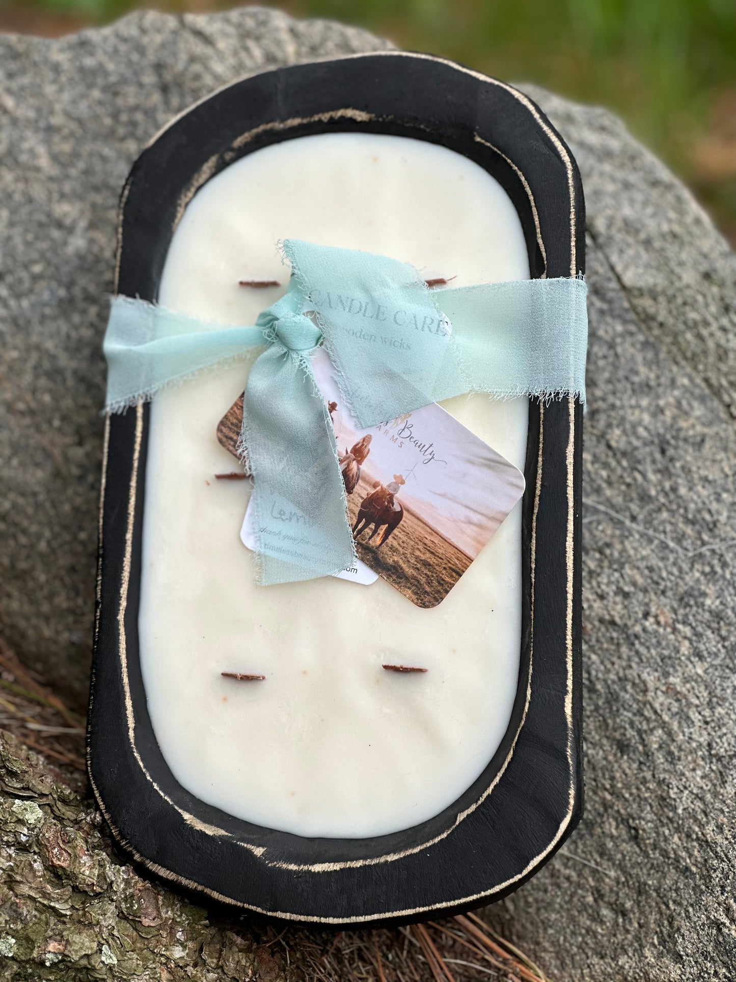 Dough bowl candles