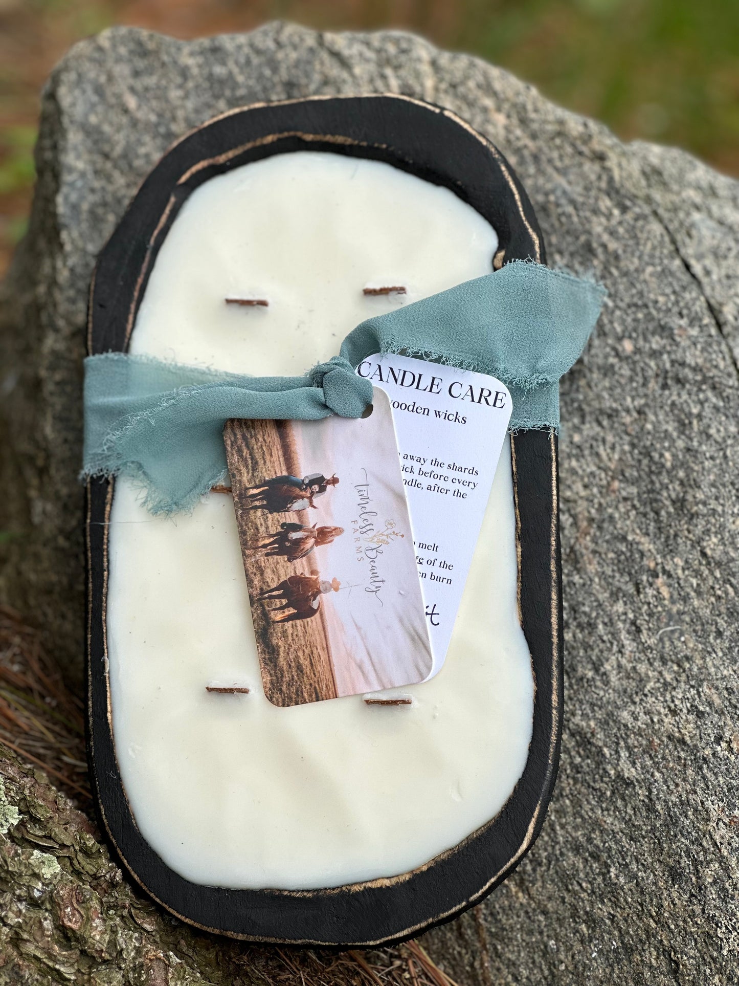 Dough bowl candles